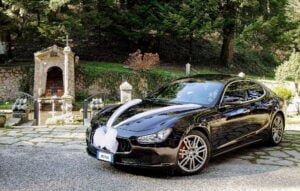 auto matrimonio-maserati ghibli-auto cerimonia-accompagnamento